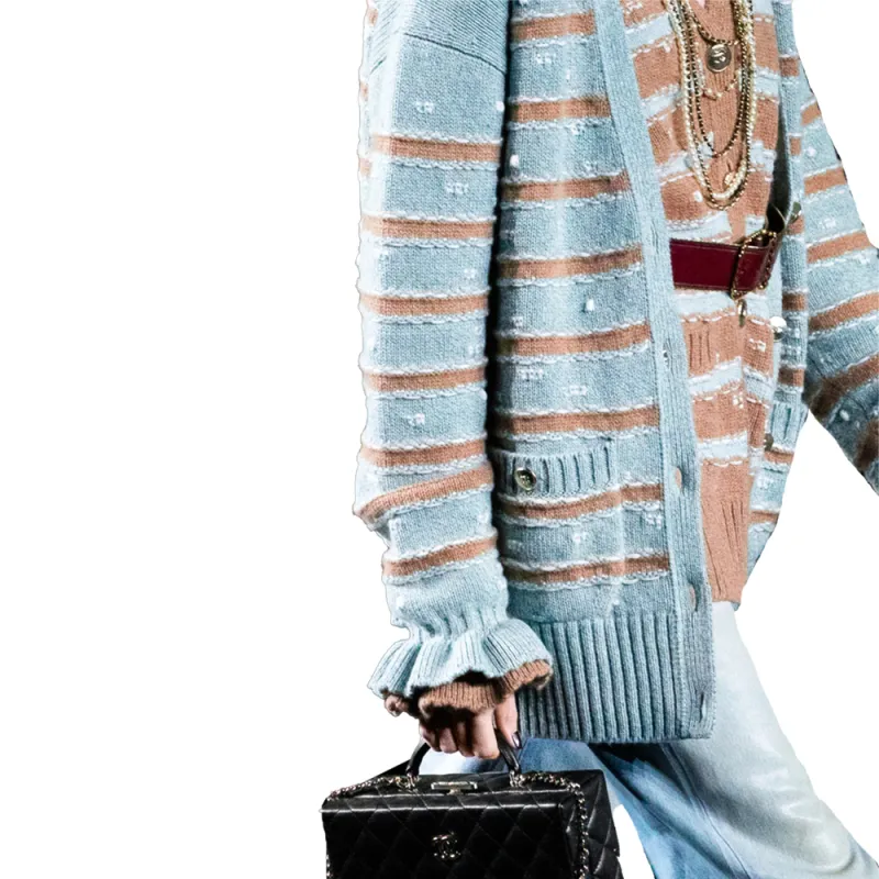 CHANEL Knitwear Women's Light Blue-2