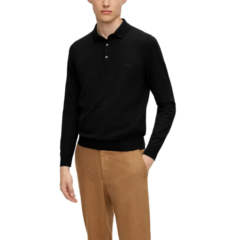 HUGO BOSS FW24 Sweater Men's Black-1