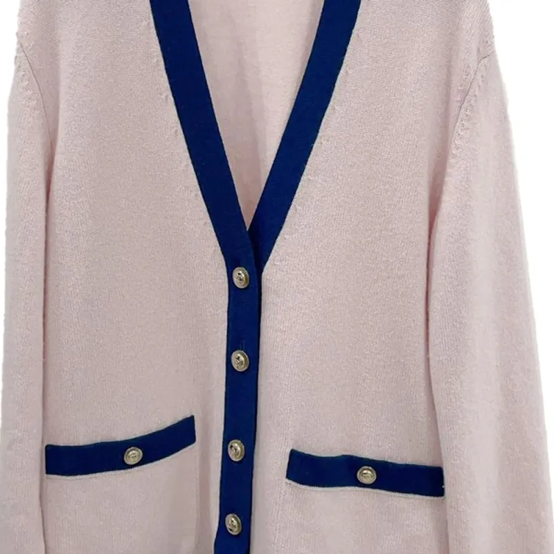 CHANEL Cashmere Sweater Women's Pink-2