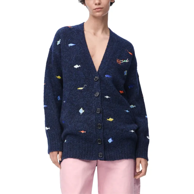 LOEWE x Suna Fujita SS25 Women's Pre Selection Collection Sweater Women's Black-2