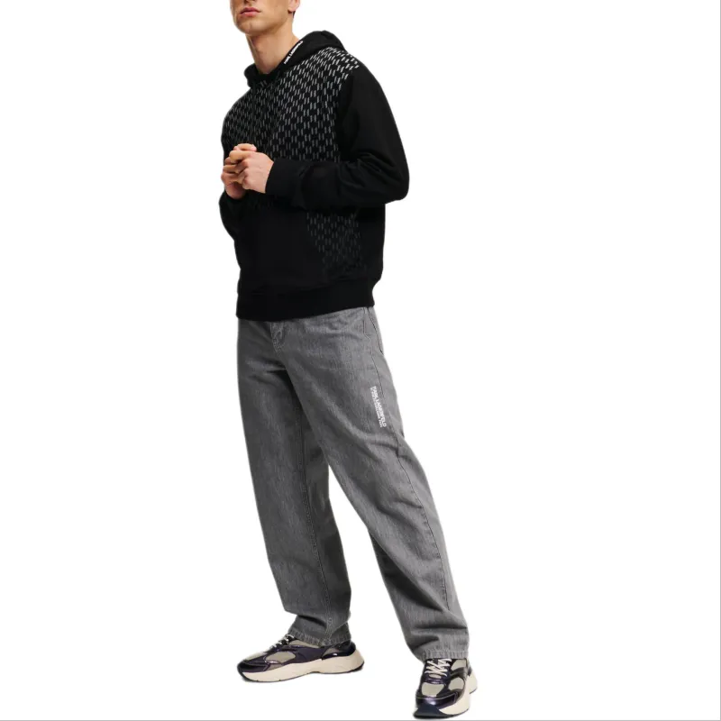 KARL LAGERFELD / Karl Lagerfeld Jeans Monogram degrad� Hoodie-3