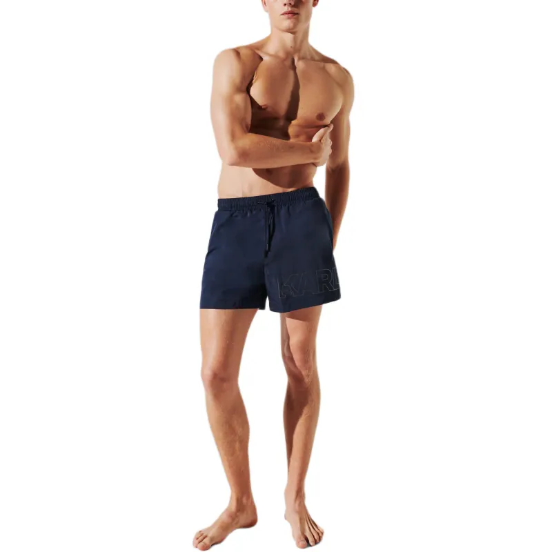 KARL LAGERFELD / Karl Lagerfeld Jeans Logo Swim Shorts-1