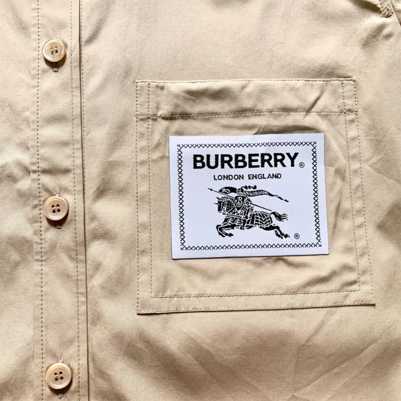 Burberry SS24 Shirt Women's Light Khaki-3
