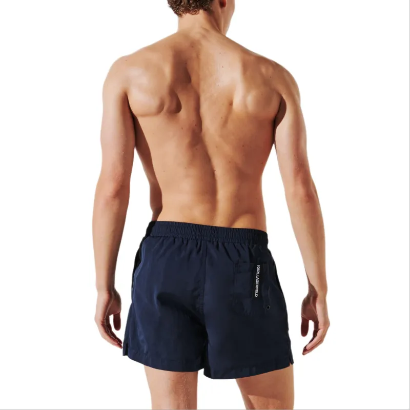 KARL LAGERFELD / Karl Lagerfeld Jeans Logo Swim Shorts-3