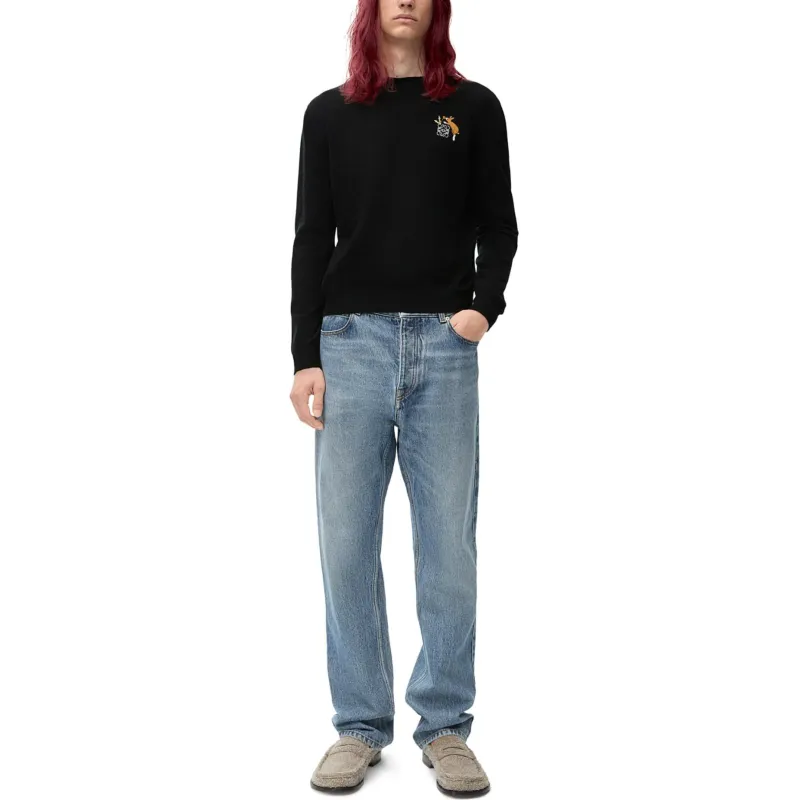 LOEWE x Suna Fujita SS25 Sweater Men's Black-1