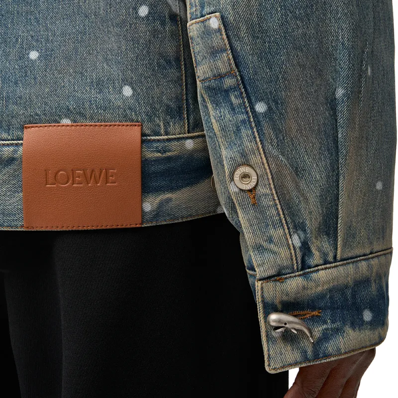 LOEWE Button-Up Denim Jacket-6