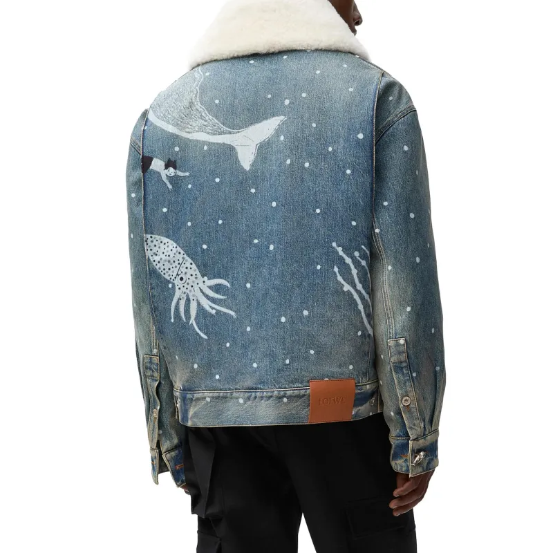 LOEWE Button-Up Denim Jacket-4