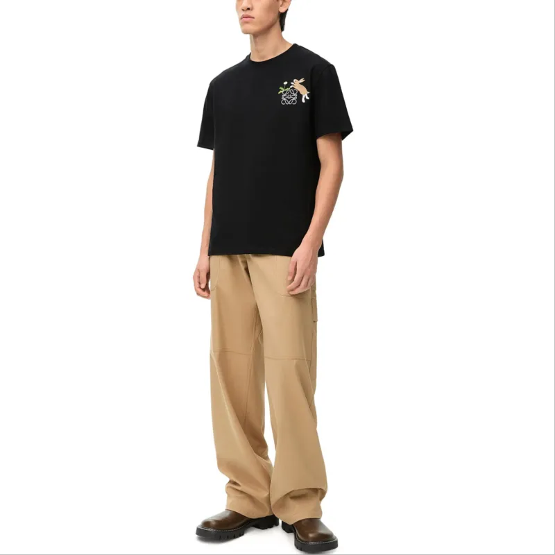 LOEWE X Suna Fujita Crewneck T-Shirt-3