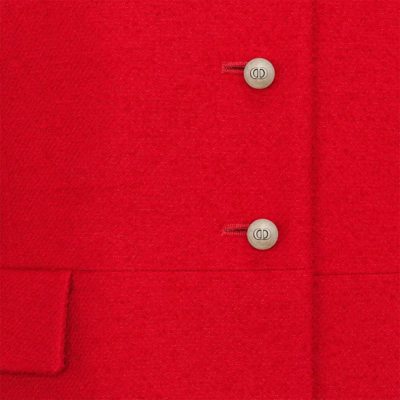 DIOR FW24 Jackets Coats Women's Red-5