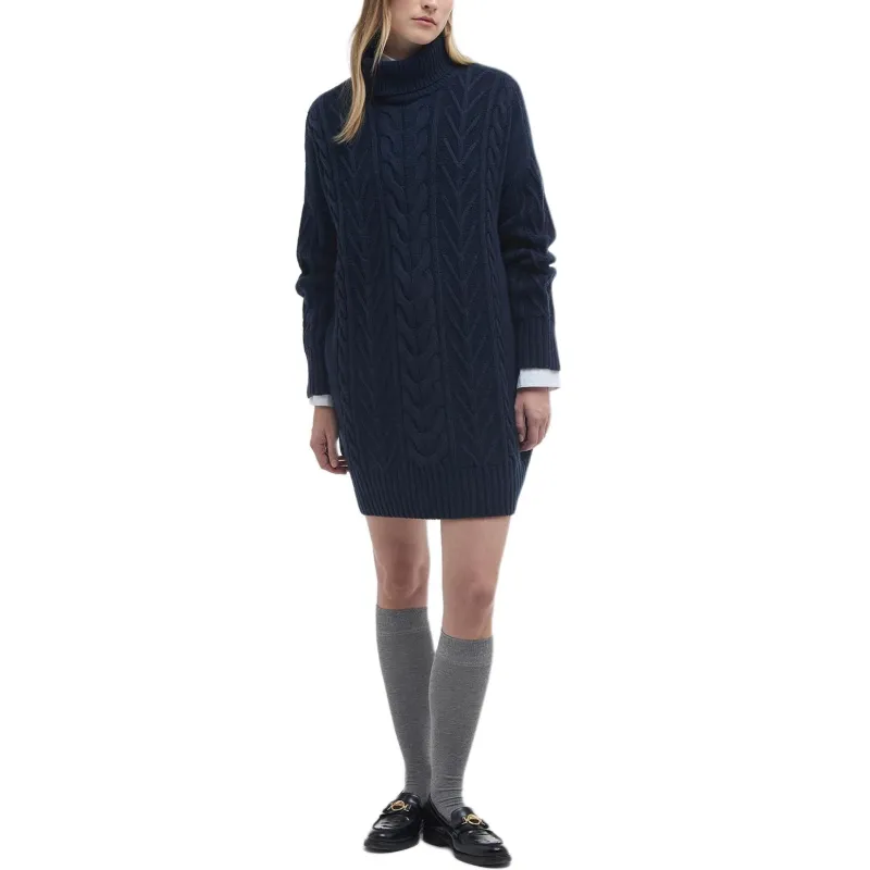 BARBOUR FW24 Long-Sleeved Dresses Women's Marine Blue-1