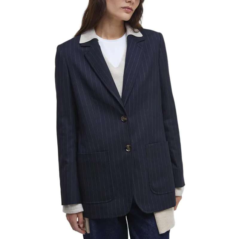 BARBOUR FW24 Business Suits Coats Women's Marine Blue-1