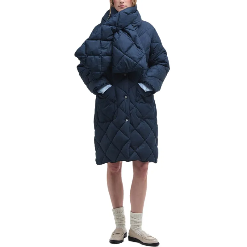 BARBOUR FW24 Puffer Jacket Women's Marine Blue-1
