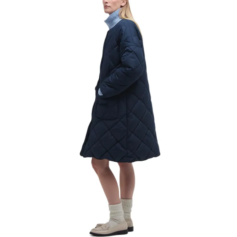 BARBOUR FW24 Puffer Jacket Women's Marine Blue-3
