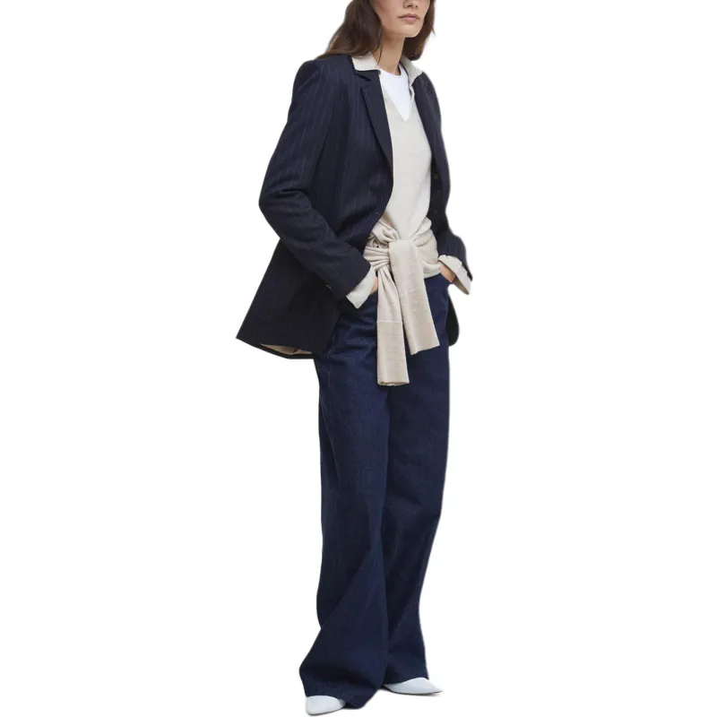 BARBOUR FW24 Business Suits Coats Women's Marine Blue-3