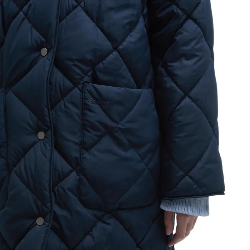 BARBOUR FW24 Puffer Jacket Women's Marine Blue-4