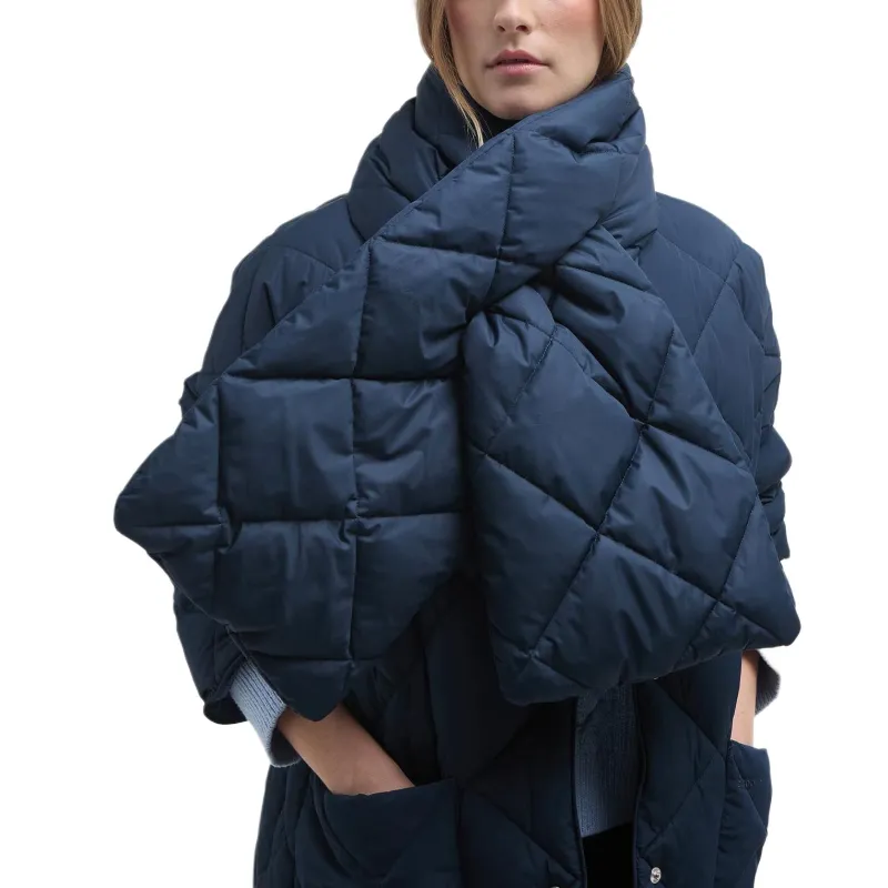 BARBOUR FW24 Puffer Jacket Women's Marine Blue-6