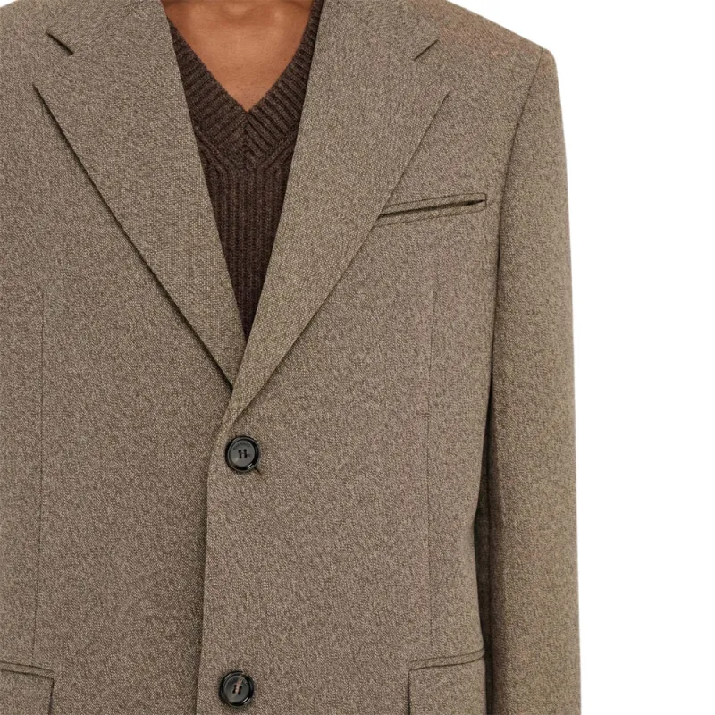 FERRAGAMO Coats Men's Light Brown-4