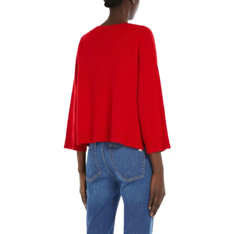 WEEKEND MaxMara Cashmere Sweater Women's Red-2
