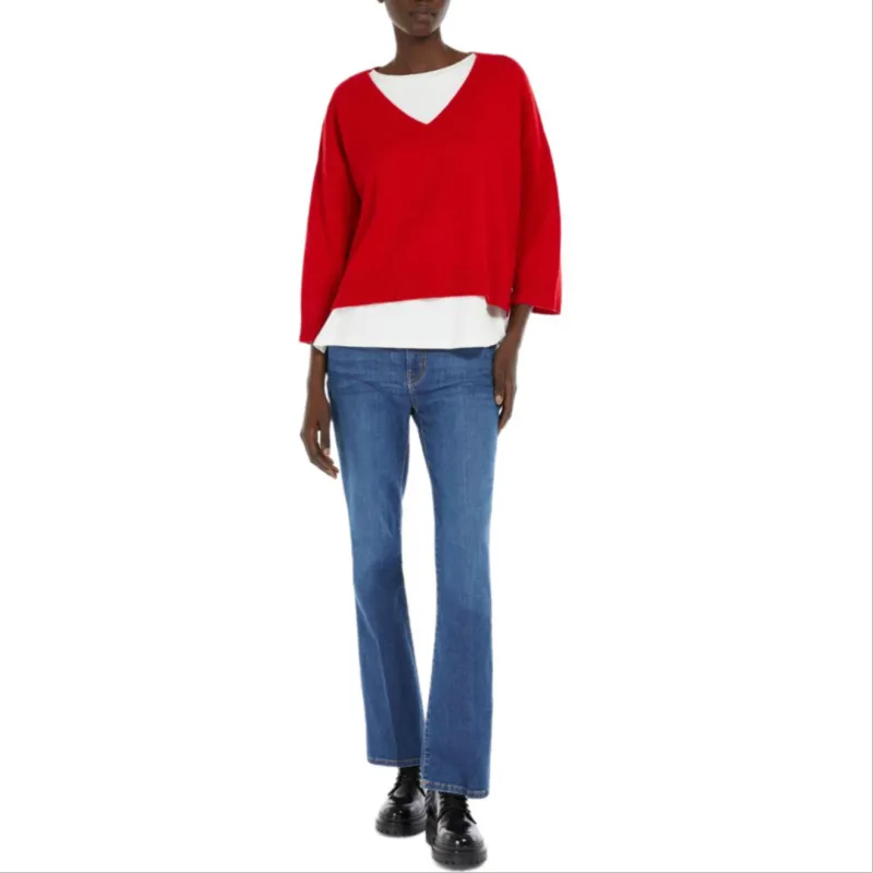 WEEKEND MaxMara Cashmere Sweater Women's Red-4