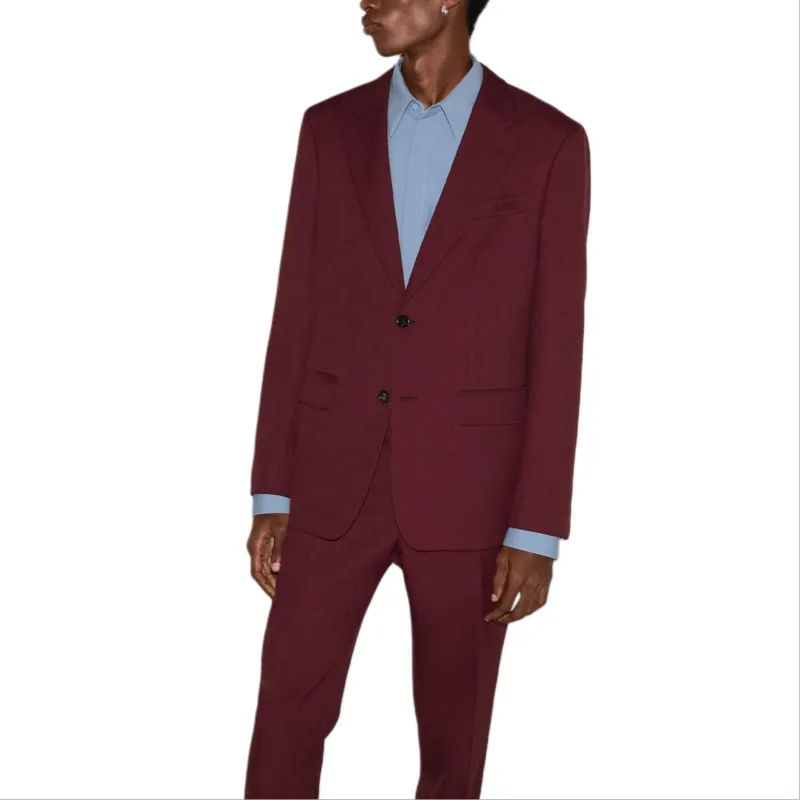 GUCCI SS25 Jackets & Coats Men's Burgundy-3