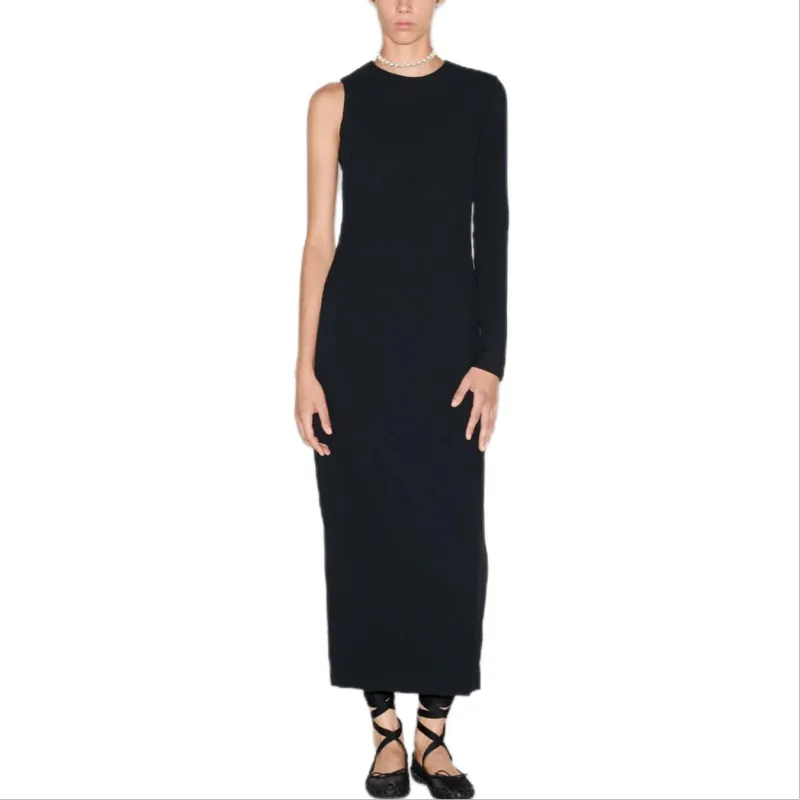 GUCCI SS25 Long Sleeved Dress Women's Black-1