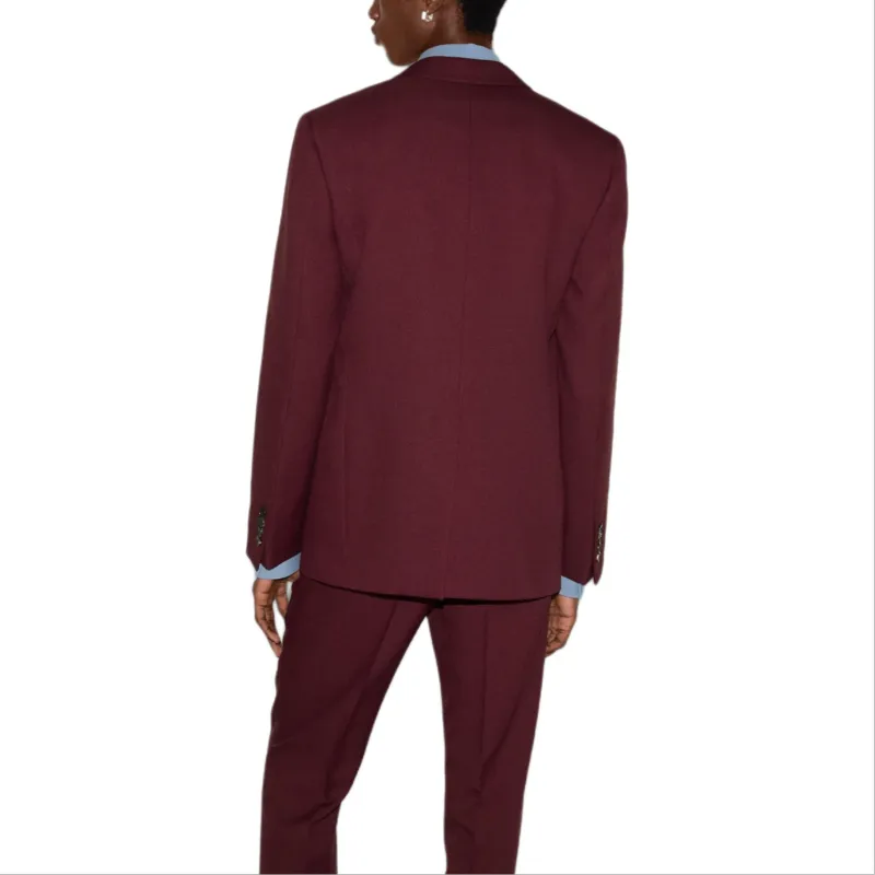 GUCCI SS25 Jackets & Coats Men's Burgundy-5