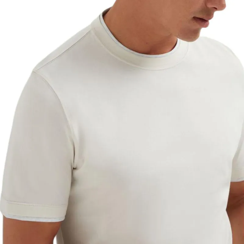 Brunello Cucinelli Layered detail T shirt-4