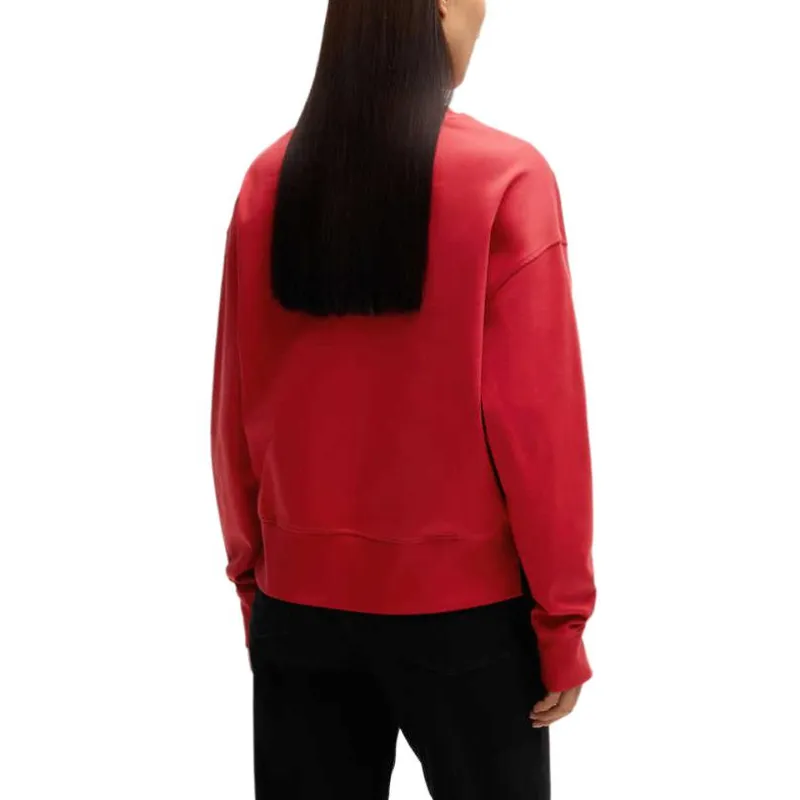 HUGO BOSS x FENGSHENLIANMINGXILIE SS25 Sweatshirt Women's Red-2