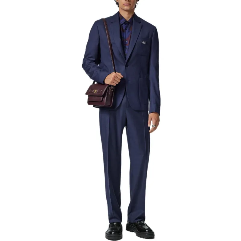 VERSACE Pleated Tailored Trousers-1