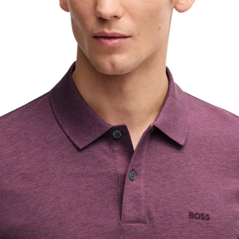 HUGO BOSS FW24 Polo Shirt Men's Light Purple-3
