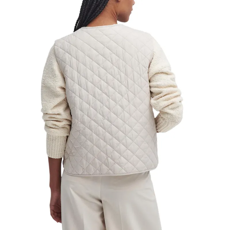 BARBOUR Puffer Jacket Women's White-3