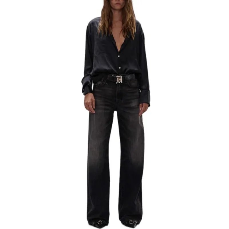 R13 D'Arcy Distressed Loose Jeans-5