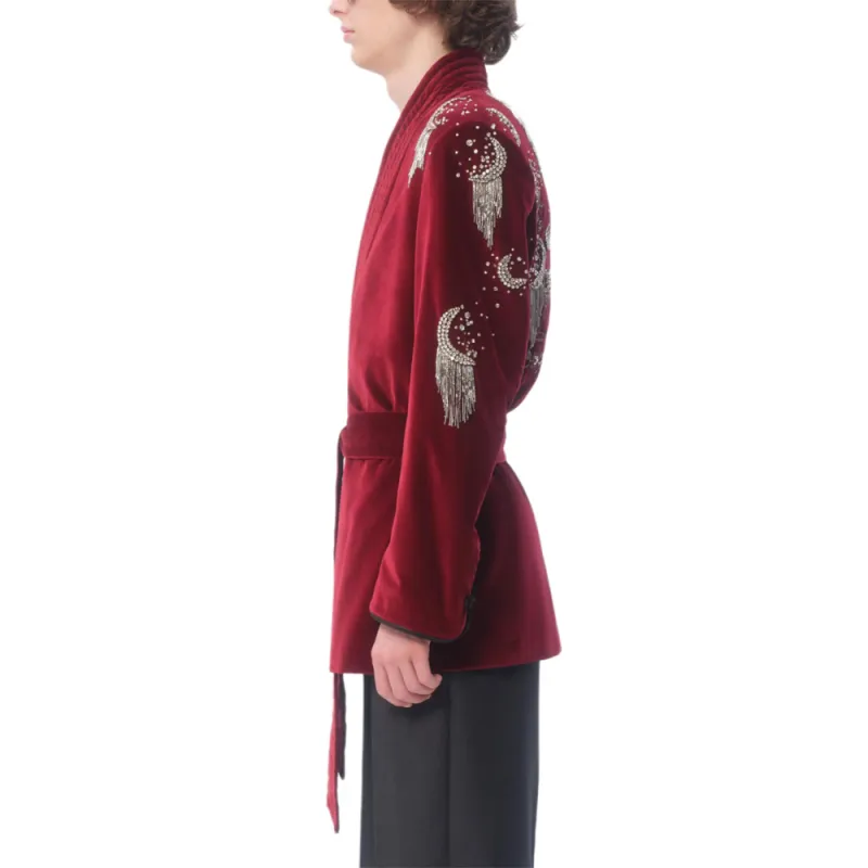 Valentino FW24 Jackets & Coats Men's Dark Red-6