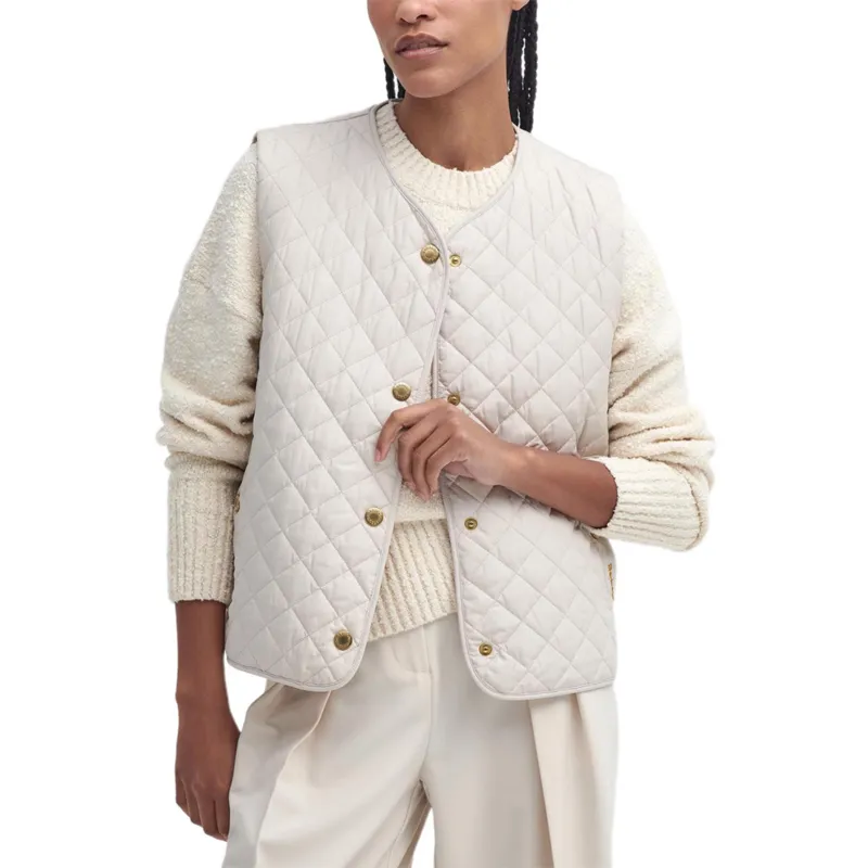 BARBOUR Puffer Jacket Women's White-2