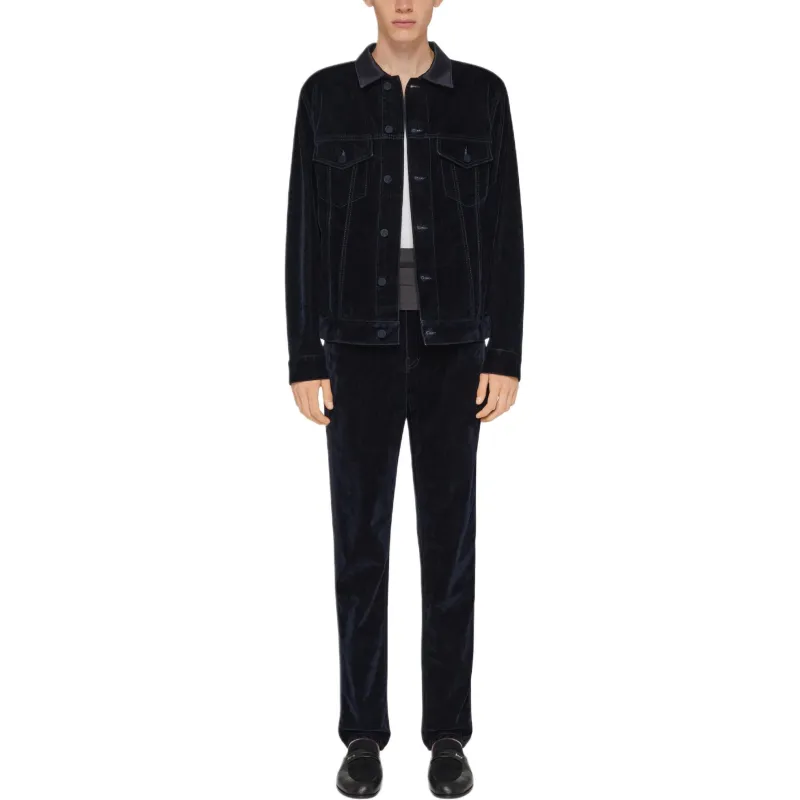 Givenchy FW24 Denim Jacket Men's Dark Blue-1