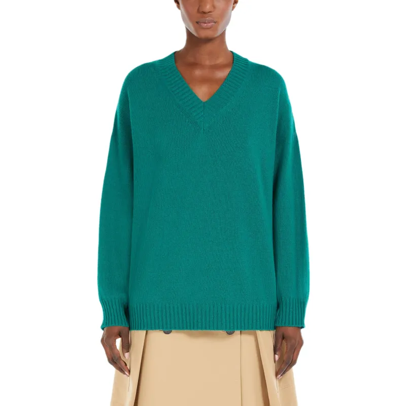 WEEKEND MaxMara Mestre Collection Knitwear Women's Green-2