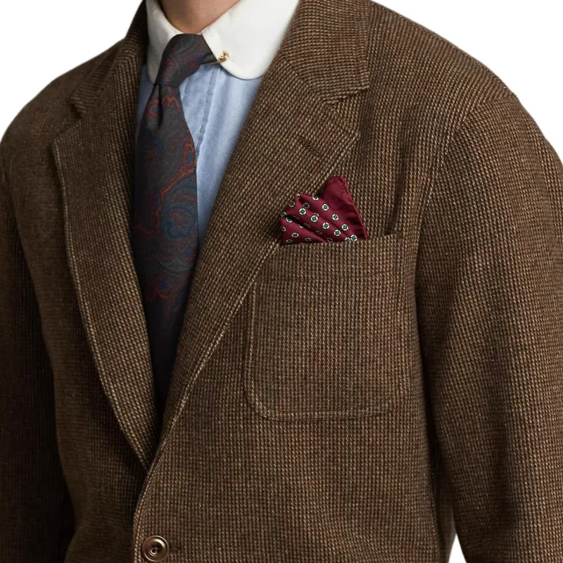 Polo Ralph Lauren FW23 Business Suit Coat Men's Brown-3