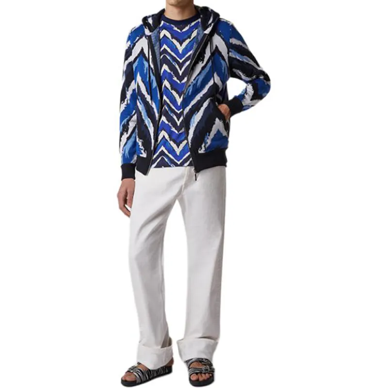 MISSONI FW23 Sweatshirt Unisex Blue-2
