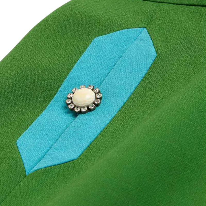 Valentino Button Embellished A Line Skirt-4