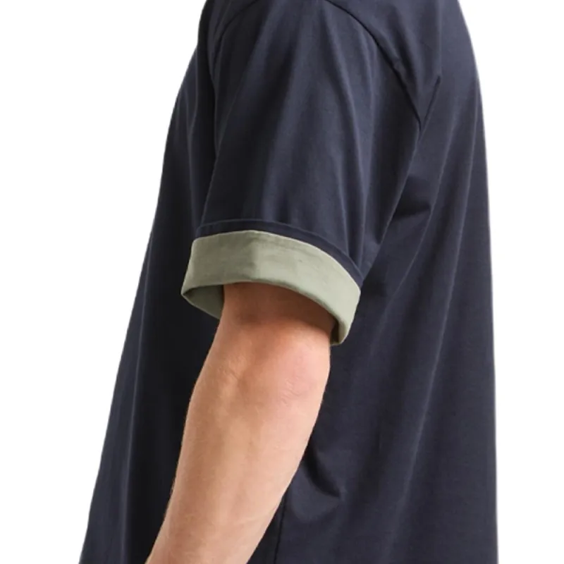 EMPORIO ARMANI Asv Reversible Jersey Oversized fit T shirt-5