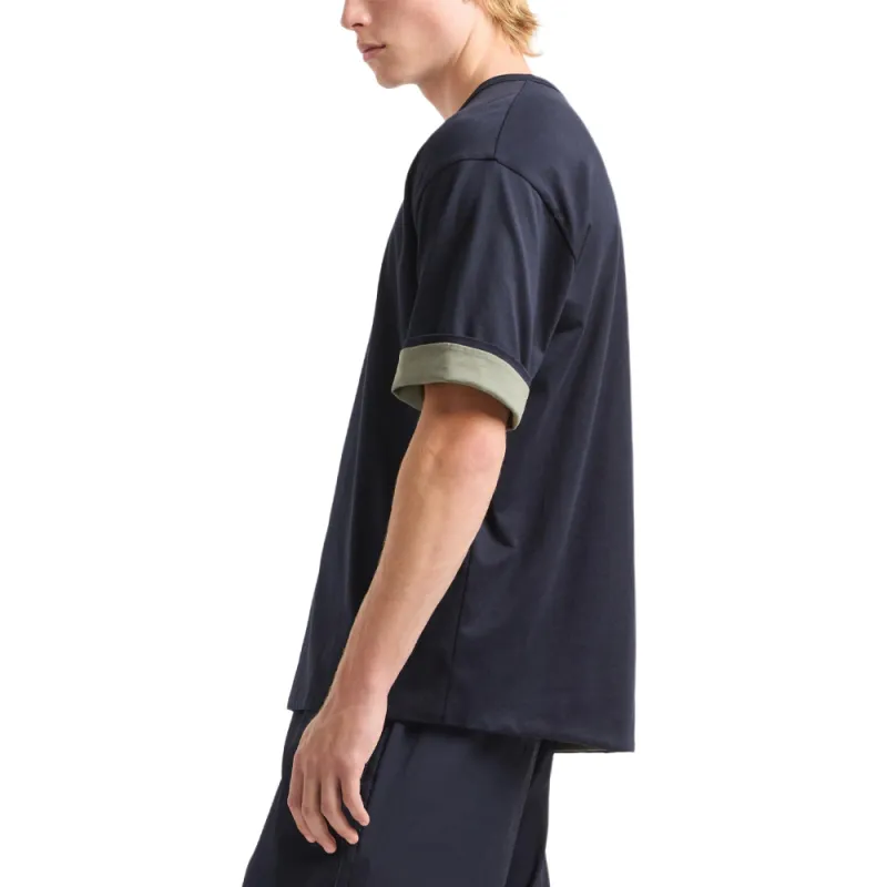 EMPORIO ARMANI Asv Reversible Jersey Oversized fit T shirt-3