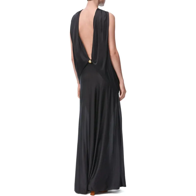 LOEWE Anagram Pebble detail Maxi Dress-2