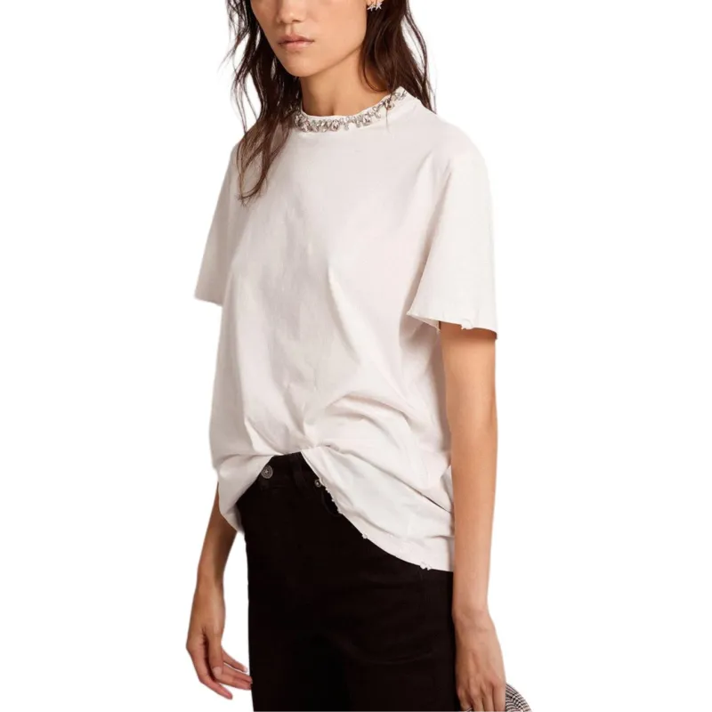 Golden Goose Embellished Crewneck T Shirt-1