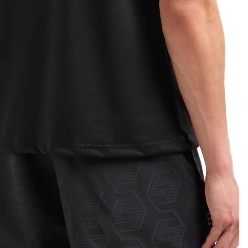 EMPORIO ARMANI Stripe Detailed Crewneck T Shirt-4