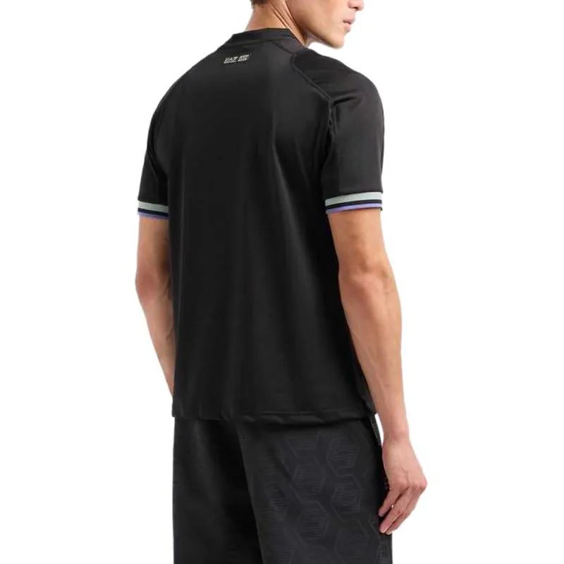 EMPORIO ARMANI Stripe Detailed Crewneck T Shirt-2