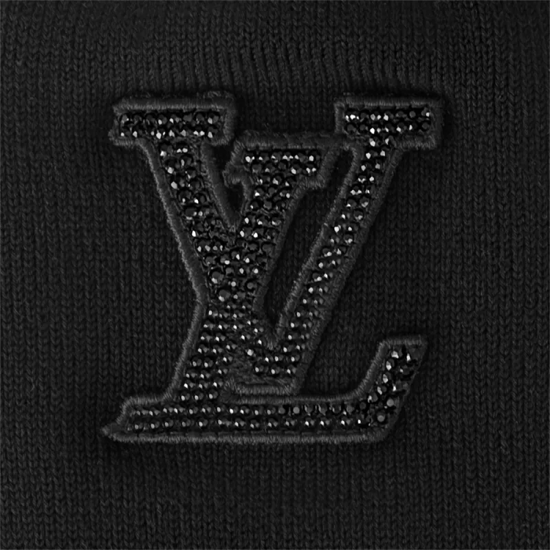 LOUIS VUITTON Lv Strass Socks Black-2