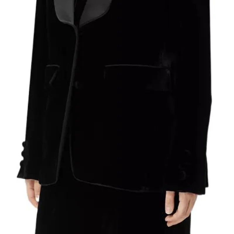 Burberry Jackets Women's Black-5