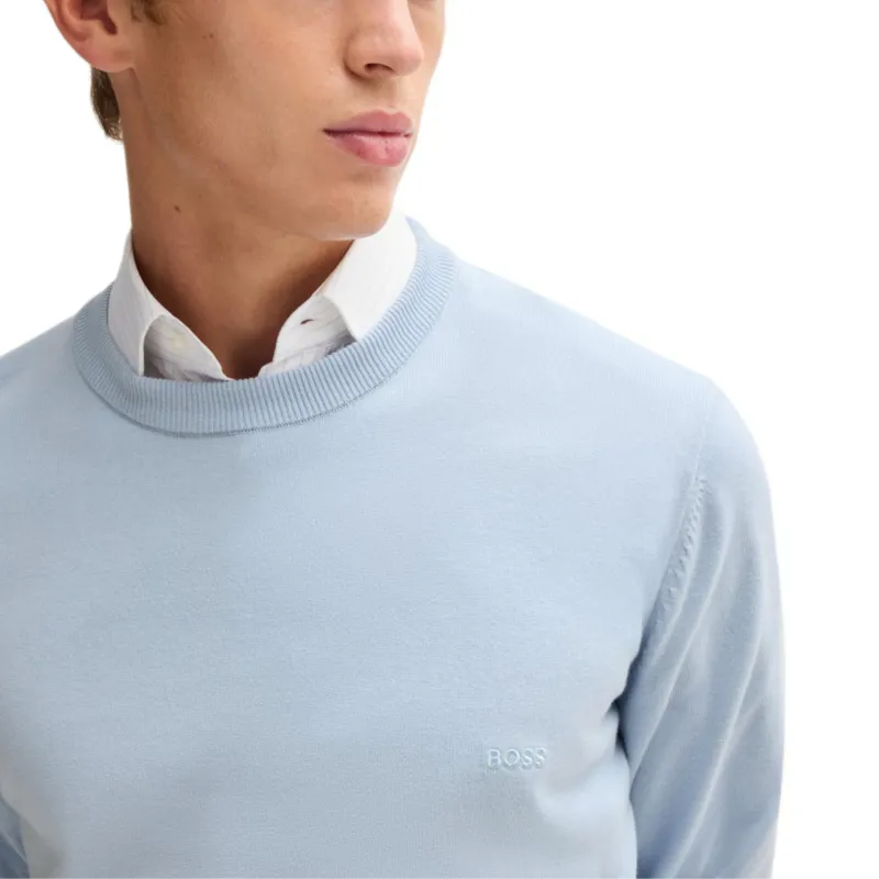 HUGO BOSS FW24 Knitwear Men's Light Blue-4