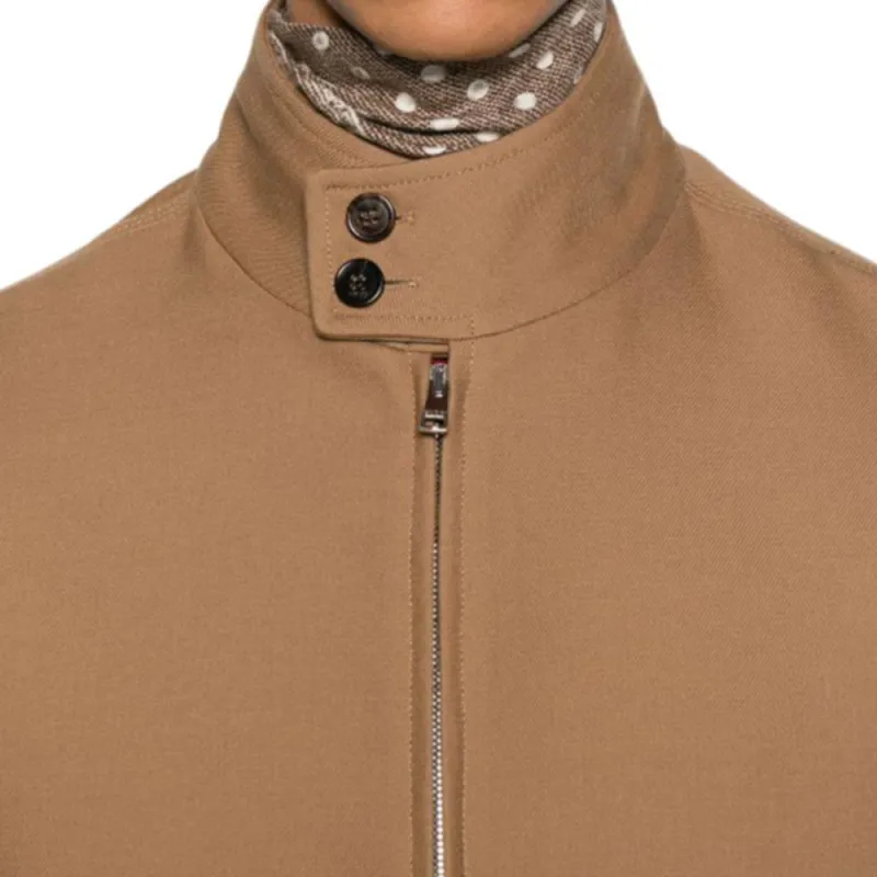 GUCCI Twill Weave Zipped Bomber Jacket-4