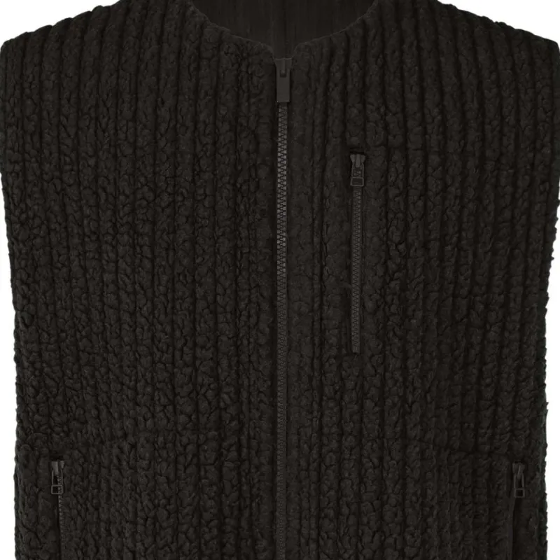 Homme Plissé Issey Miyake Fleece Pleats Vest-3